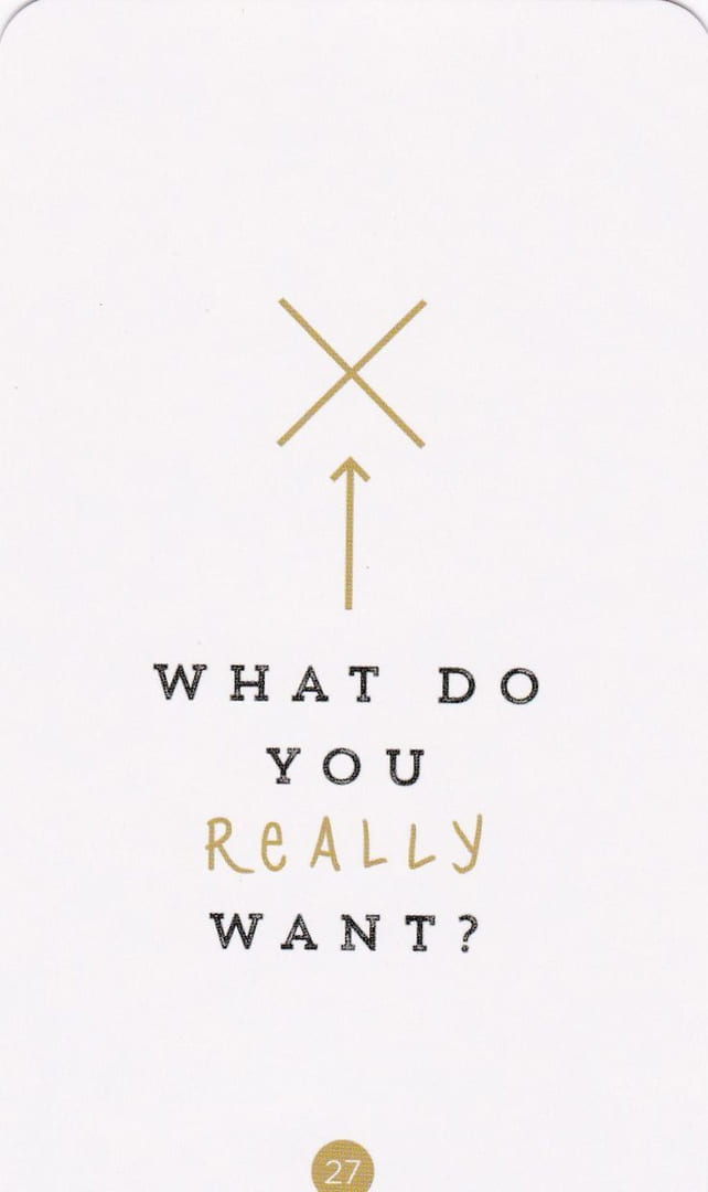 ¿QUÉ DESEAS REALMENTE?