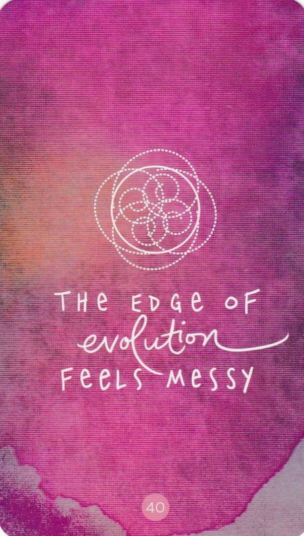 The Edge of Evolution Feels Messy — Sacred Creators Oracle