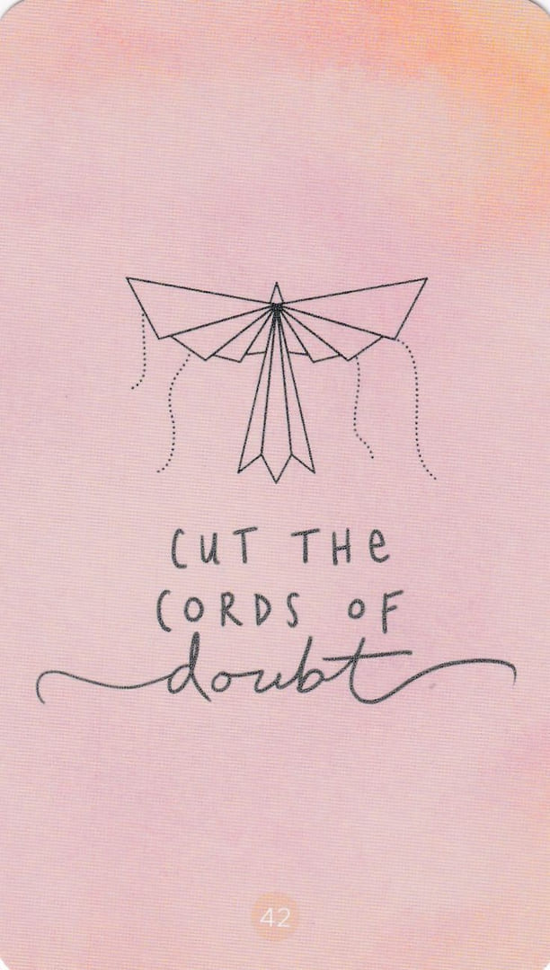 Cortar los lazos de la duda — Sacred Creators Oracle