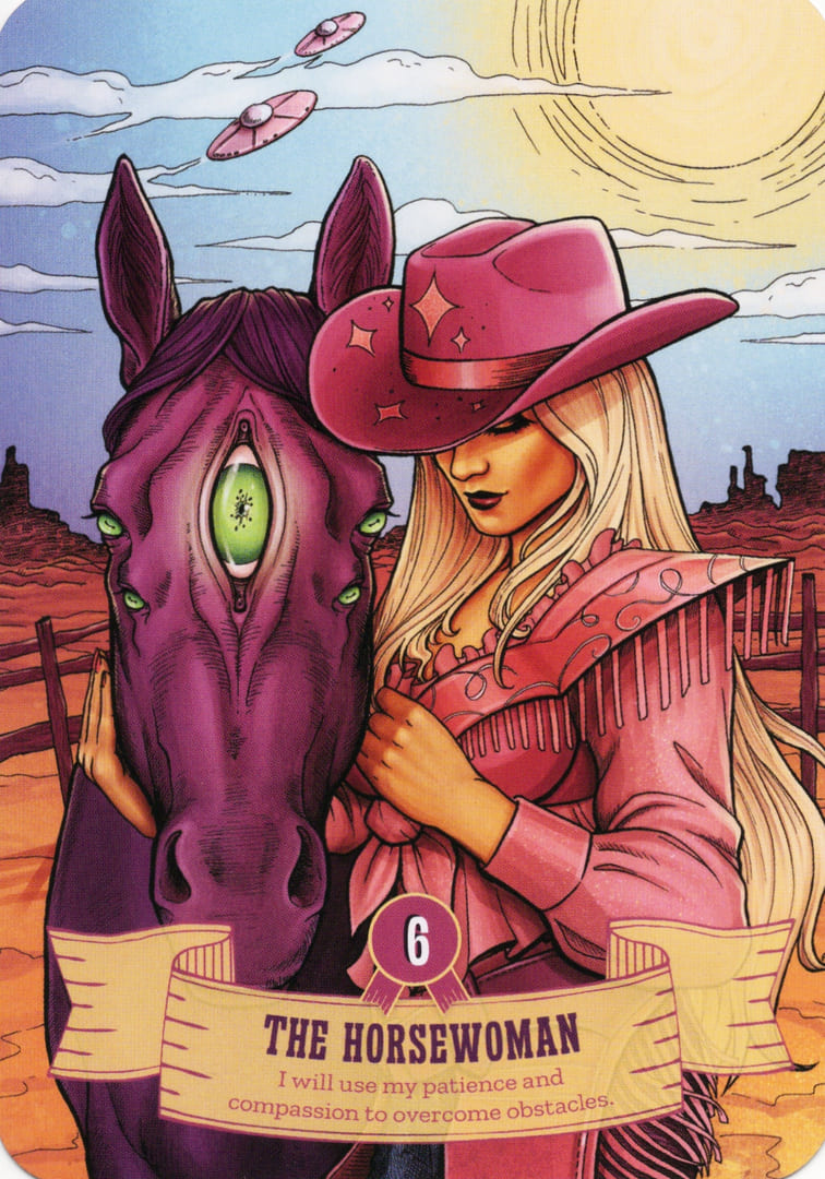 6 THE HORSEWOMAN — Cowgirls and Aliens Oracle