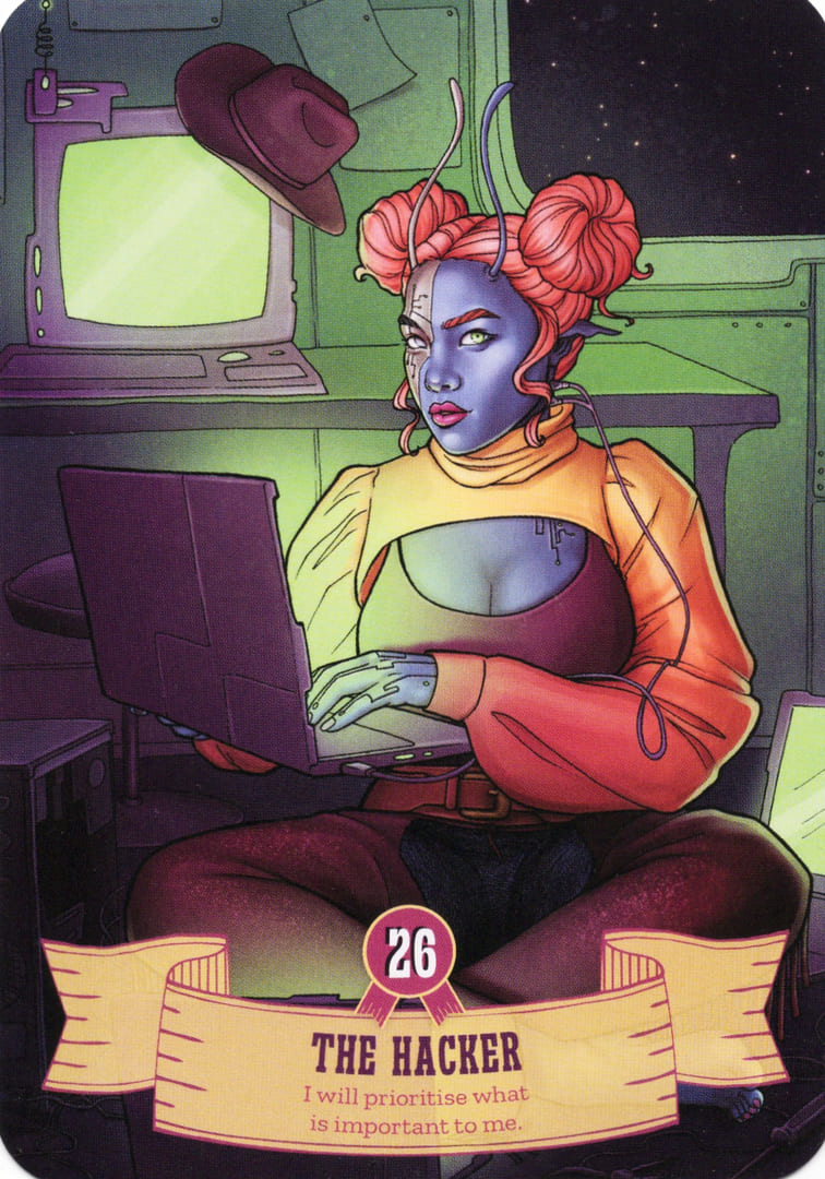 26 THE HACKER — Cowgirls and Aliens Oracle