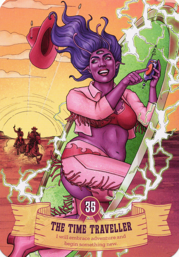 35 The Time Traveller — Cowgirls and Aliens Oracle