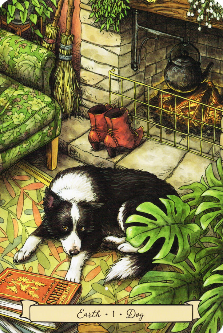 1 Dog (Earth) — Everyday Witch's Familiars Oracle