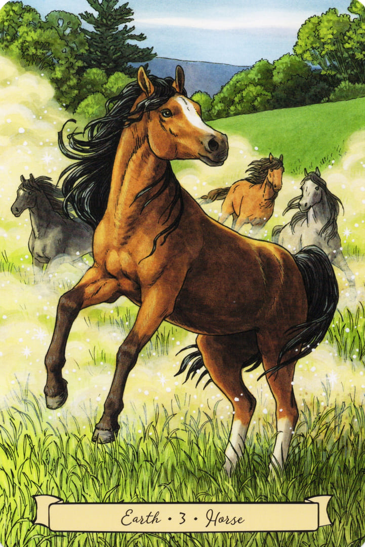 3 Horse (Earth) — Everyday Witch's Familiars Oracle