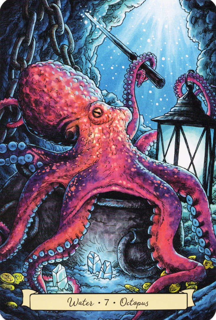 7 Octopus (Water) — Everyday Witch's Familiars Oracle