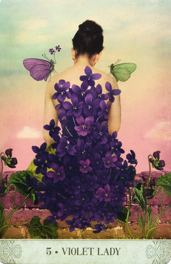 5. DAMA VIOLETA — Botanical Dreams Oracle