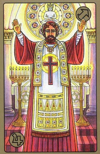 9 THE PREACHER — Symbolon Card Meanings