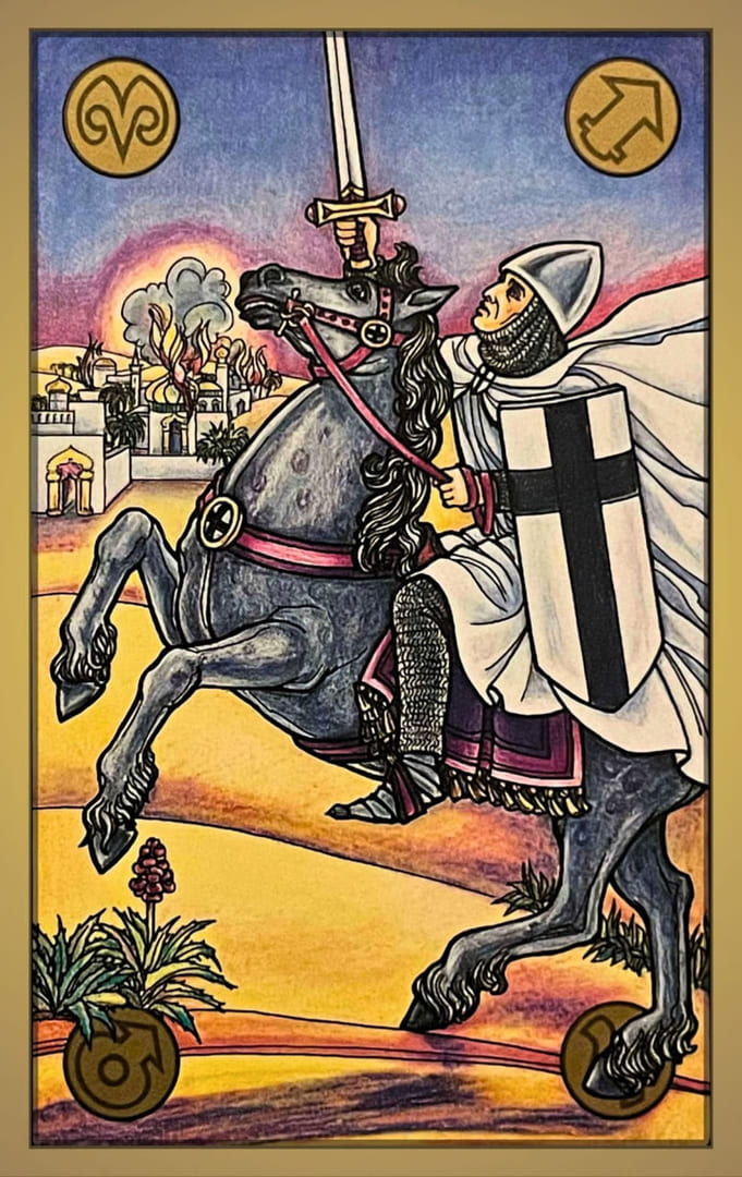 20 THE CRUSADER — Symbolon Card Meanings