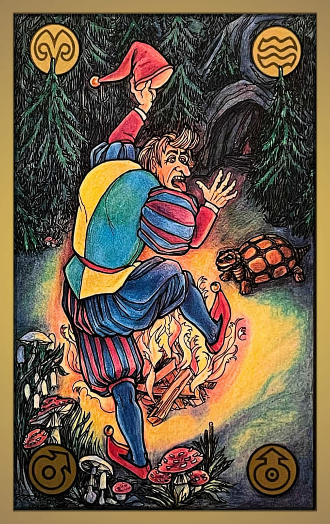22 MALICIOUS DISTURBER OF THE PEACE — Symbolon Card Meanings