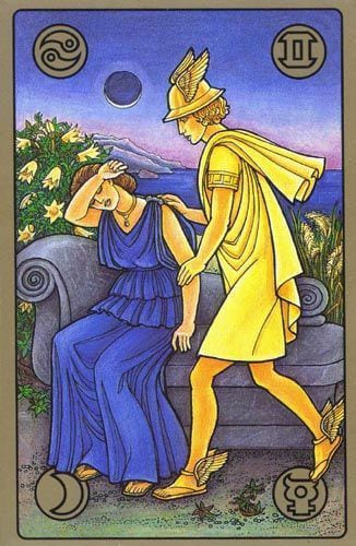 34 ARTICULATION/PREMONITION — Symbolon Card Meanings