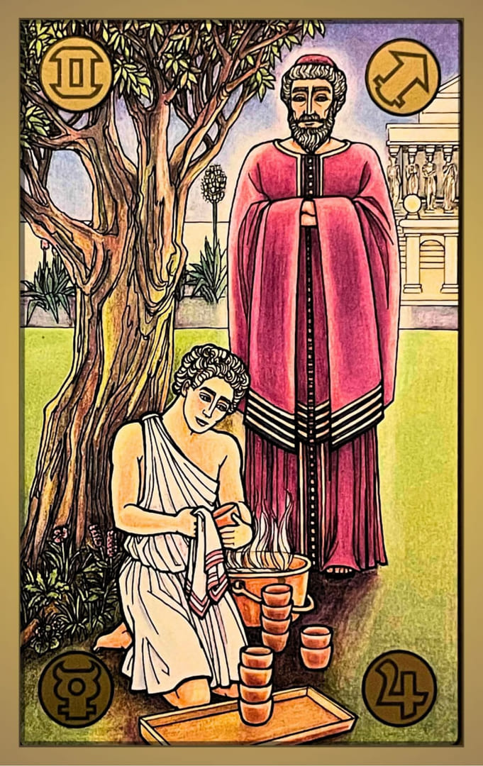 39 MASTER AND STUDENT — Symbolon Card Meanings