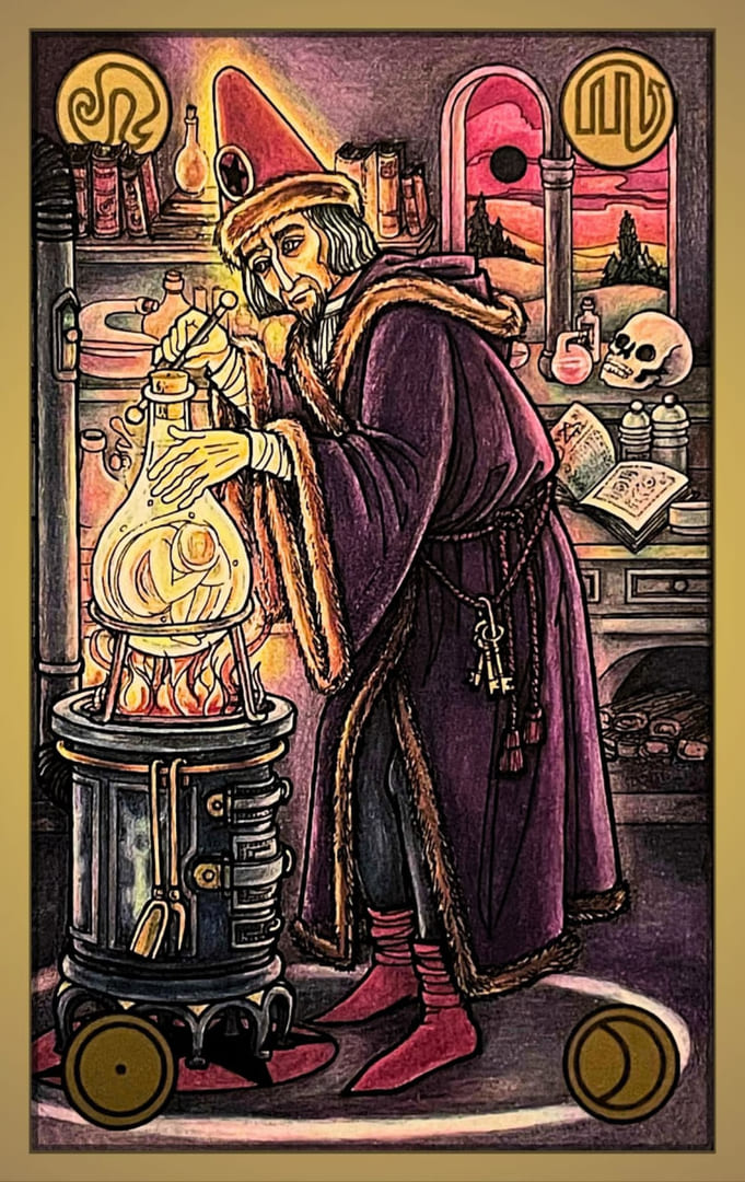 53 THE ALCHEMIST/MAGE — Symbolon Card Meanings