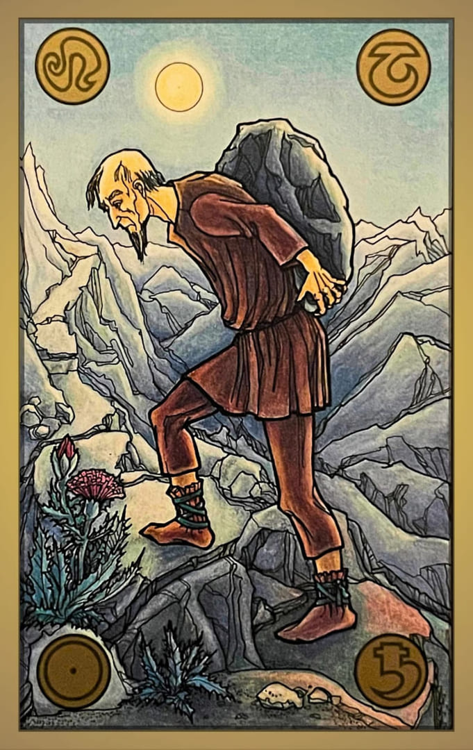 55 BURDEN — Symbolon Card Meanings