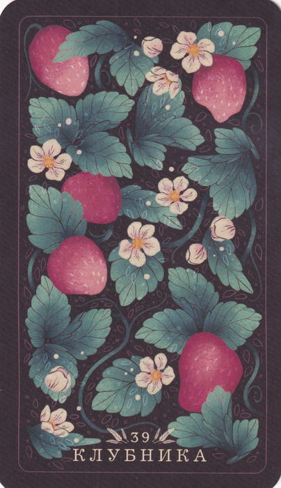 39 Strawberry — Seed and Sickle Oracle