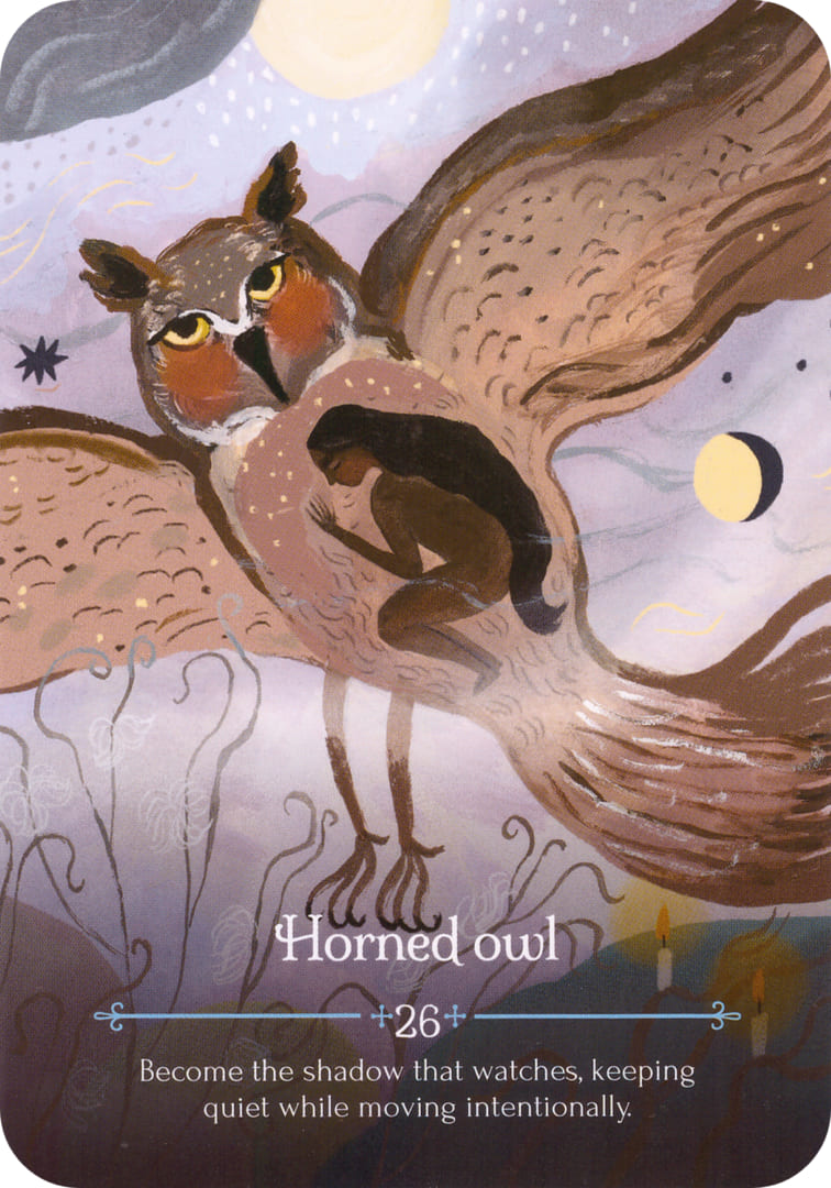 Horned Owl — Seasons of the Witch – Imbolc Oracle
