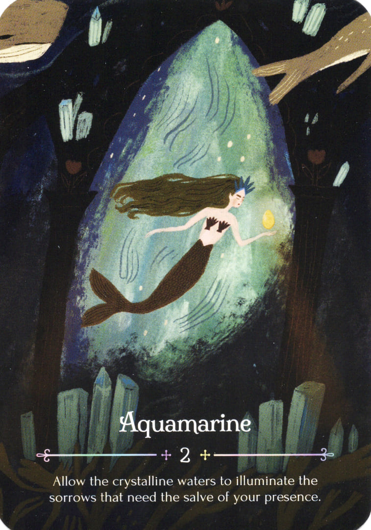 2. Aquamarine — Seasons of the Witch – Ostara Oracle