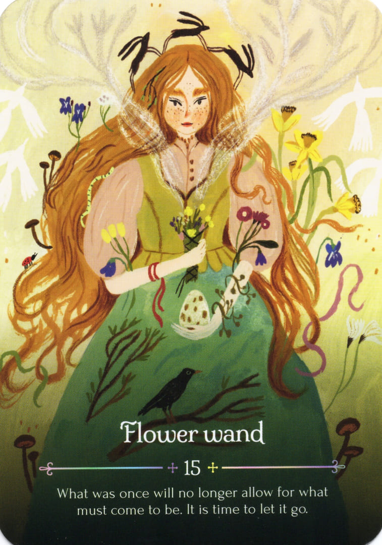 15. Varita de Flores — Oráculo de Ostara