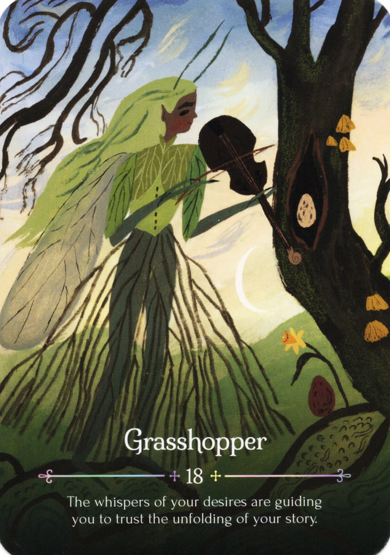 18. Grasshopper — Seasons of the Witch – Ostara Oracle