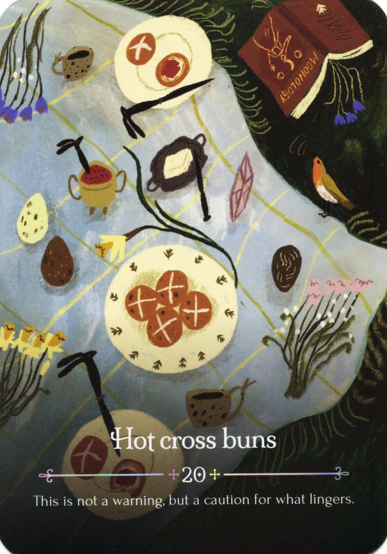 20. Hot cross buns — Seasons of the Witch – Ostara Oracle