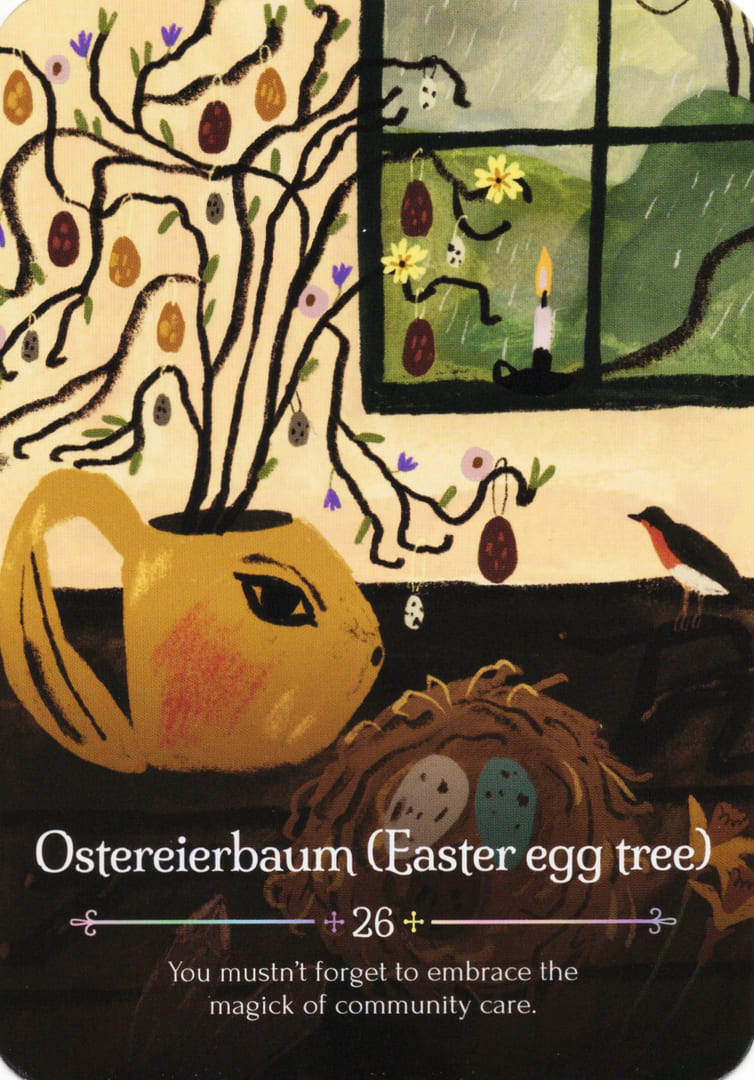 26. Ostereierbaum (Easter egg tree) — Seasons of the Witch – Ostara Oracle