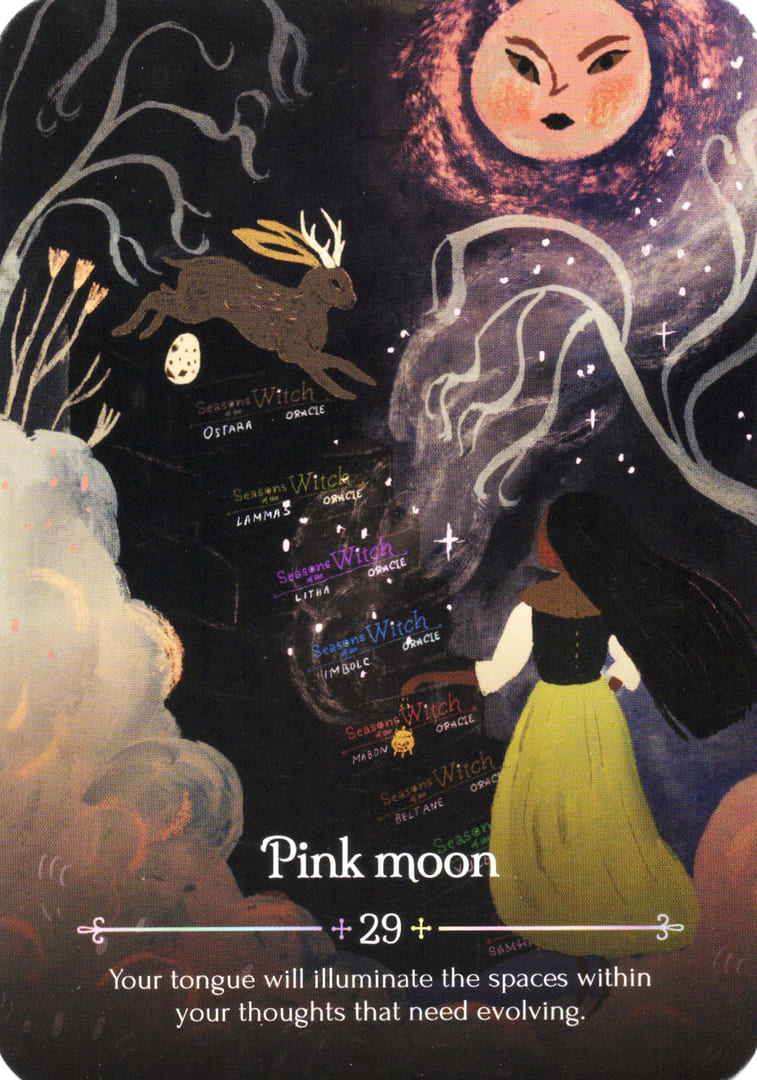 29. Pink Moon — Seasons of the Witch – Ostara Oracle