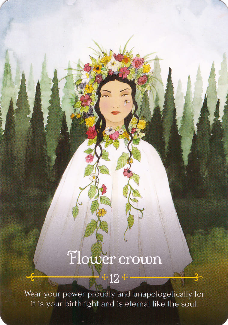 Corona de Flores — Oráculo de Beltane