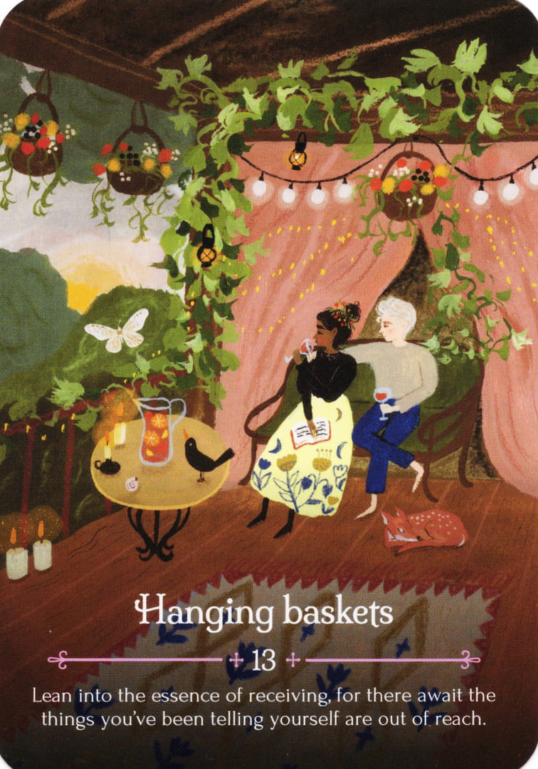 13. Hanging baskets — Seasons of the Witch – Litha Oracle