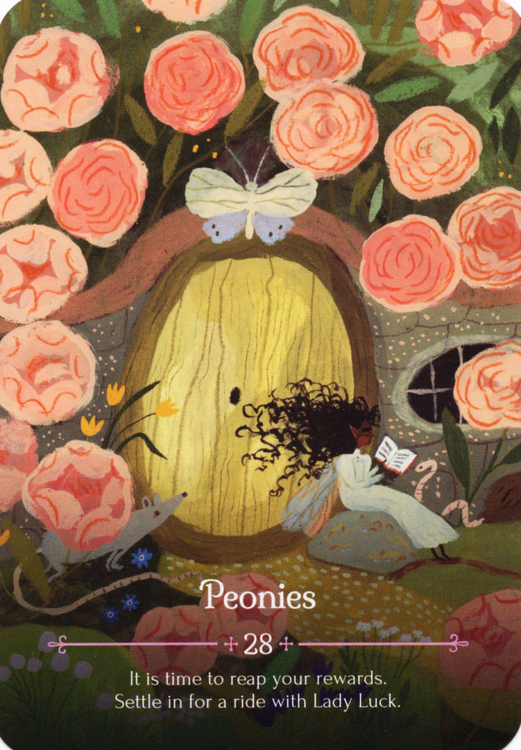 28. Peonies — Seasons of the Witch – Litha Oracle