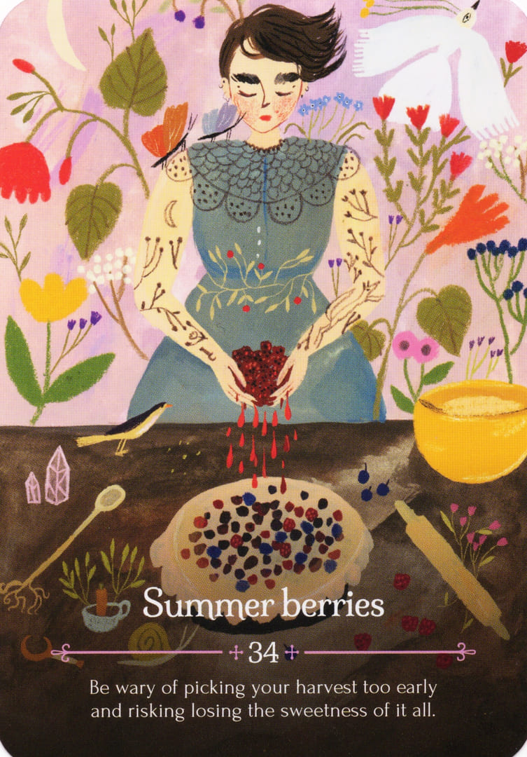 34. Summer Berries — Seasons of the Witch – Litha Oracle