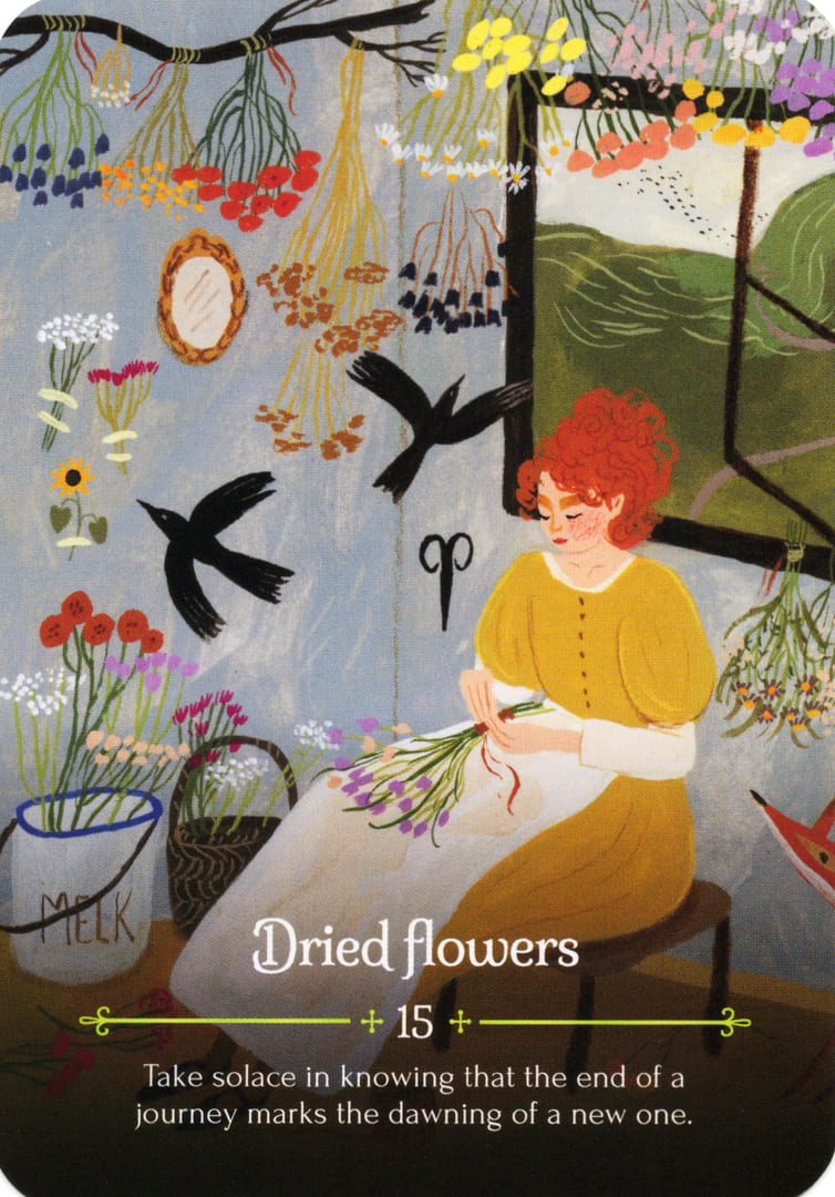 15. Dried flowers — Seasons of the Witch – Lammas Oracle
