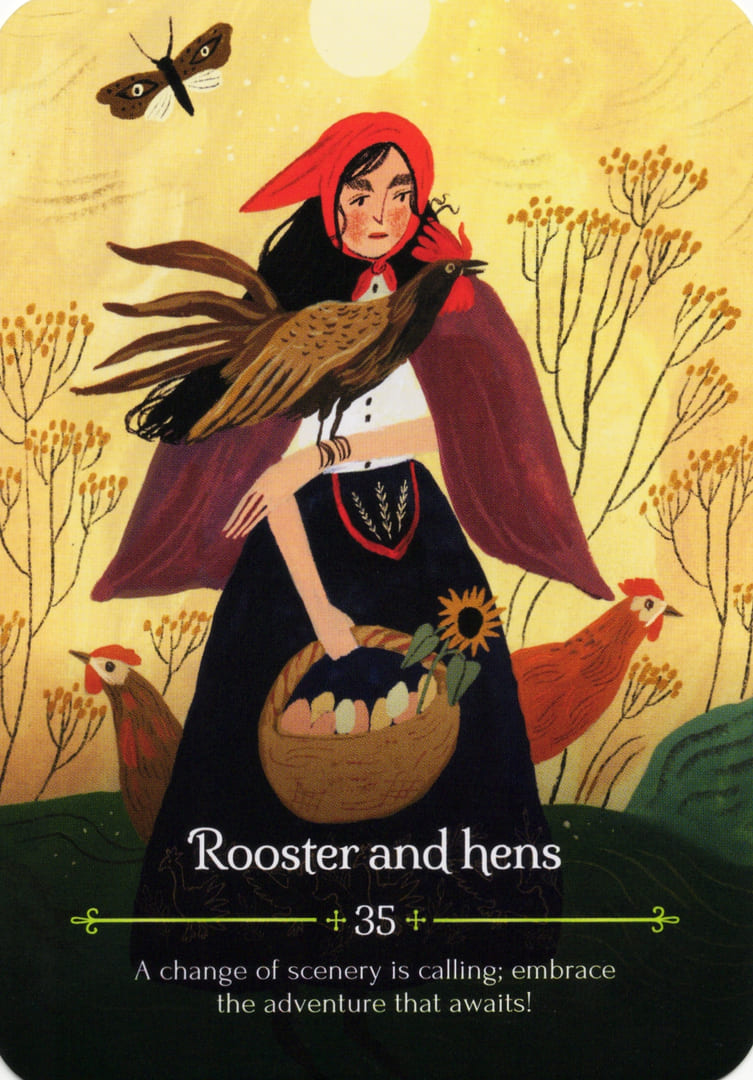 35. Rooster and Hens — Seasons of the Witch – Lammas Oracle