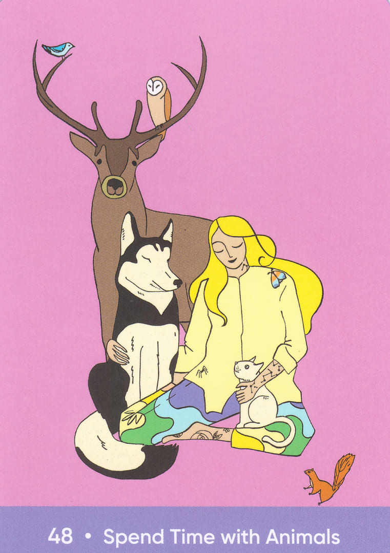 Spend Time with Animals — The Sacred Self-Care Oracle