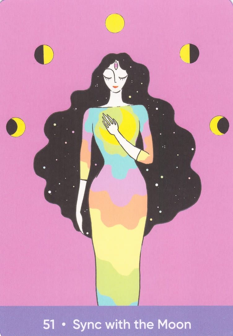 Sincroniza con la Luna — The Sacred Self-Care Oracle