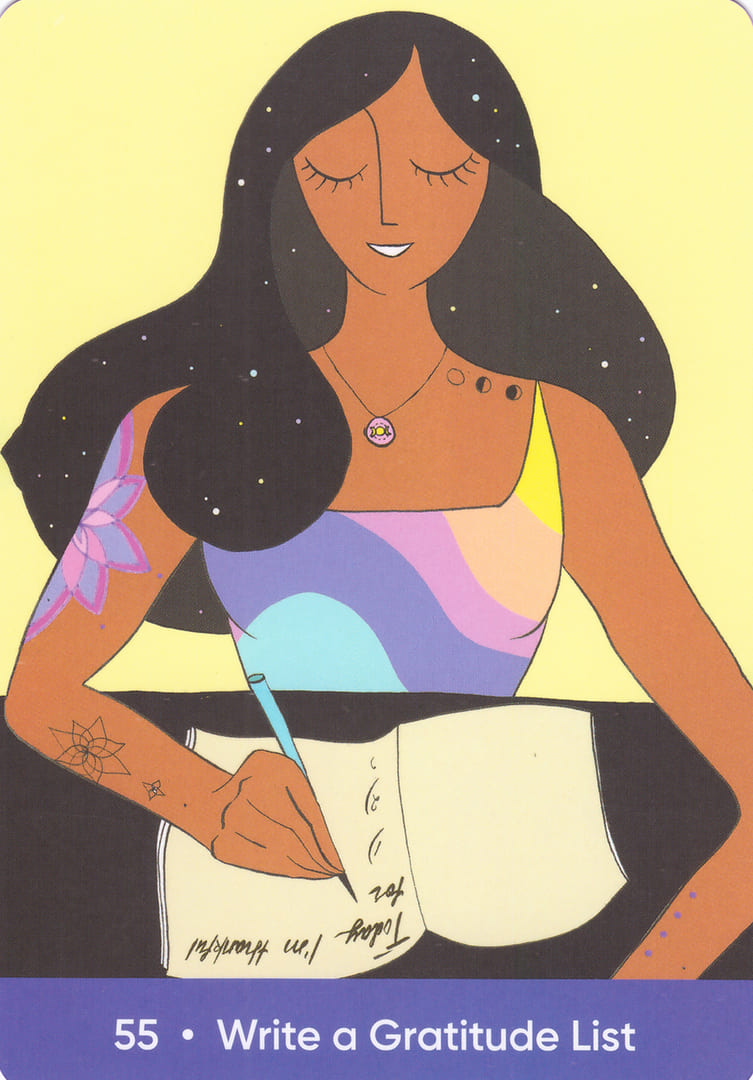 Write a Gratitude List — The Sacred Self-Care Oracle