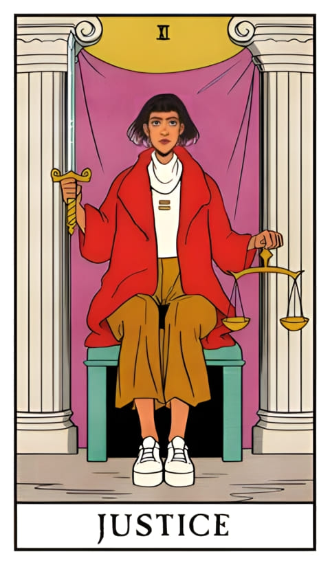 Justice — Modern Witch Tarot