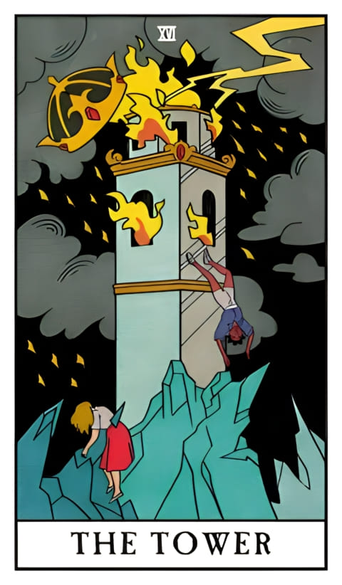 The Tower — Modern Witch Tarot