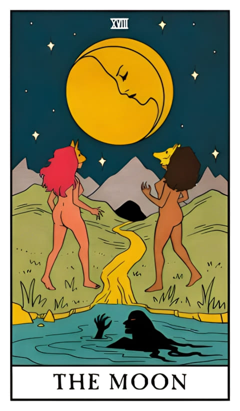 The Moon — Modern Witch Tarot