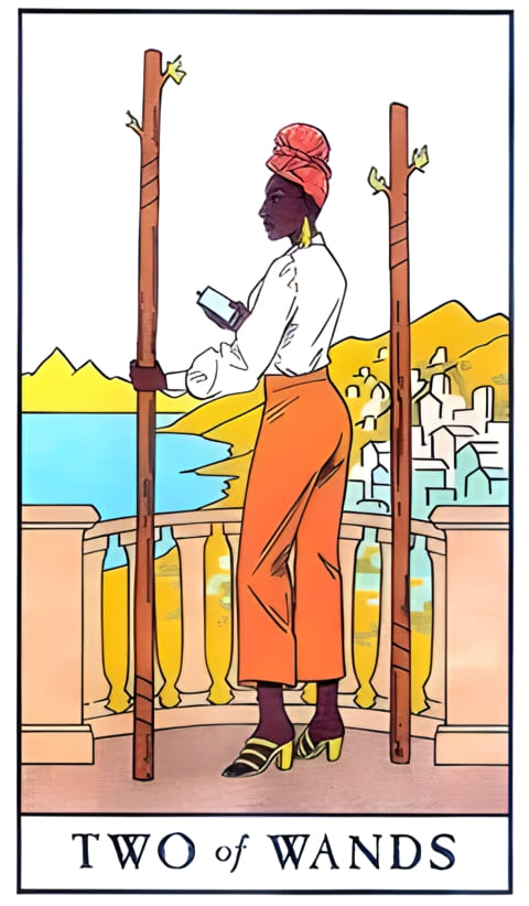 Two of Wands — Modern Witch Tarot