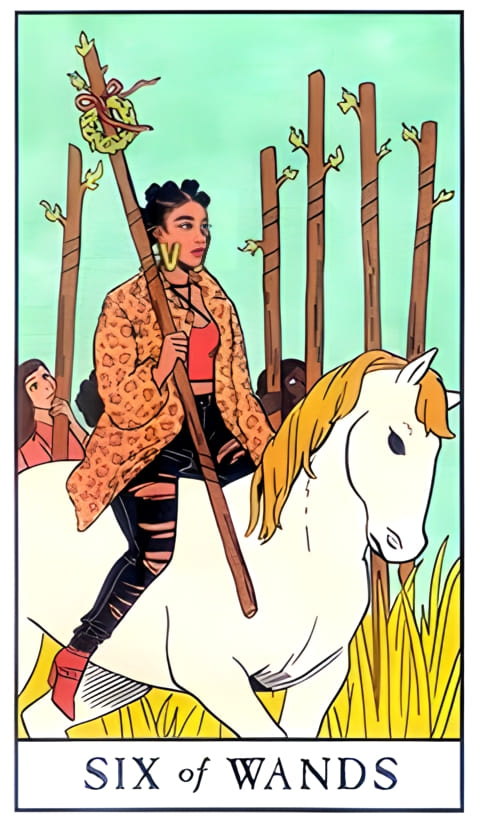 Six of Wands — Modern Witch Tarot