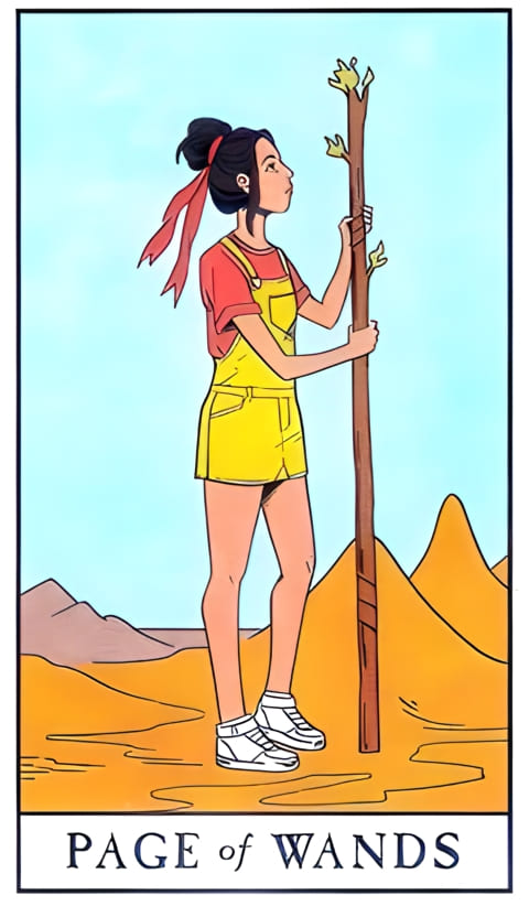 Page of Wands — Modern Witch Tarot
