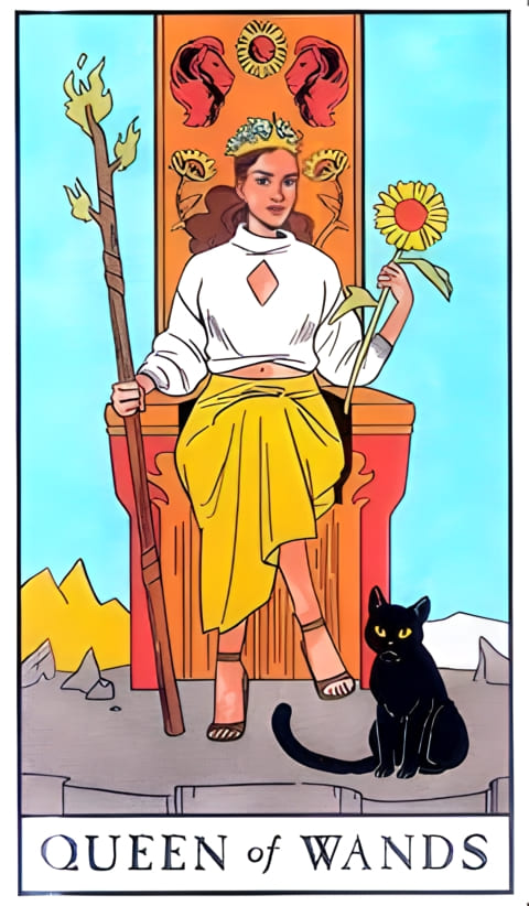 Queen of Wands — Modern Witch Tarot