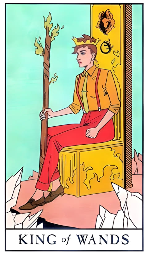 King of Wands — Modern Witch Tarot