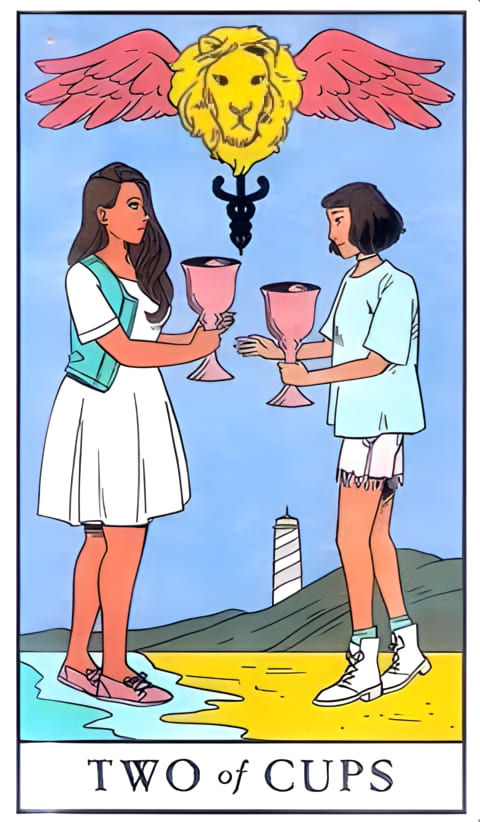 Two of Cups — Modern Witch Tarot