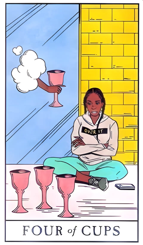 Four of Cups — Modern Witch Tarot