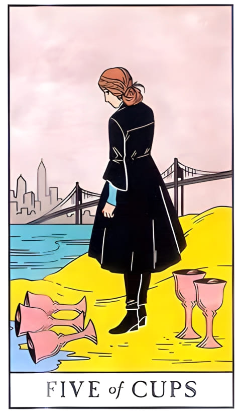 Five of Cups — Modern Witch Tarot