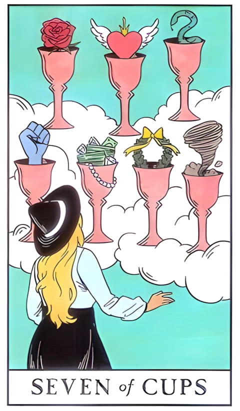 Seven of Cups — Modern Witch Tarot