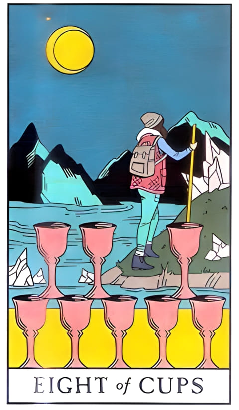 Eight of Cups — Modern Witch Tarot