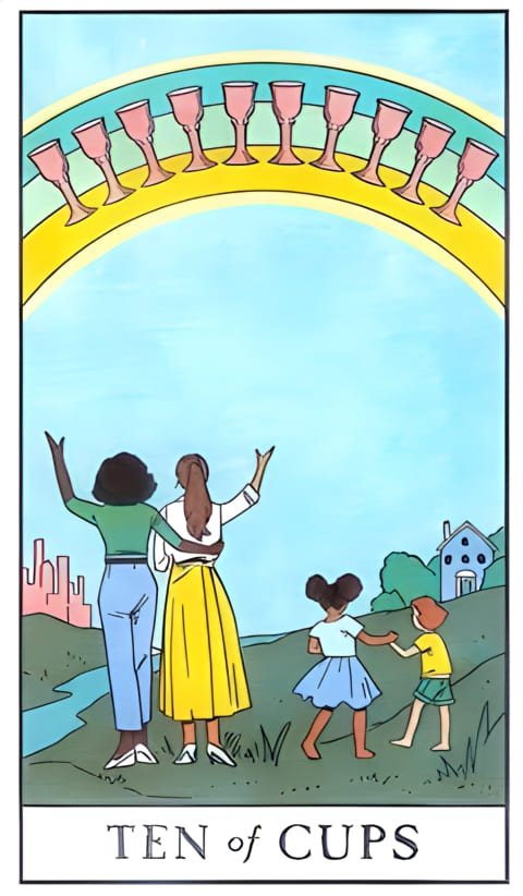 Ten of Cups — Modern Witch Tarot