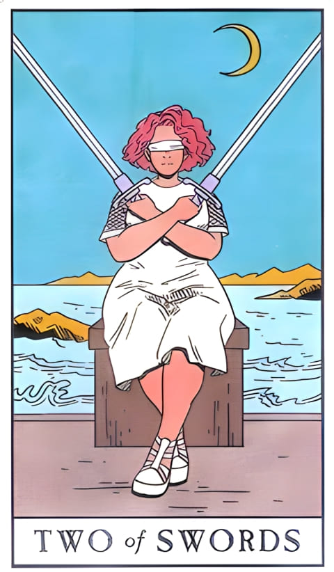 Two of Swords — Modern Witch Tarot