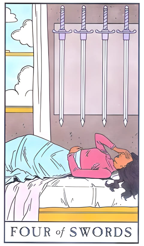 Four of Swords — Modern Witch Tarot